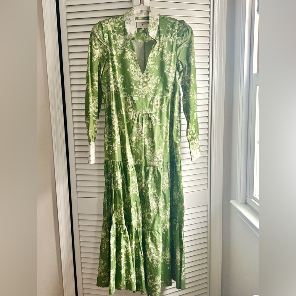 Tuckernuck Provence toile Bristow midi dress XS